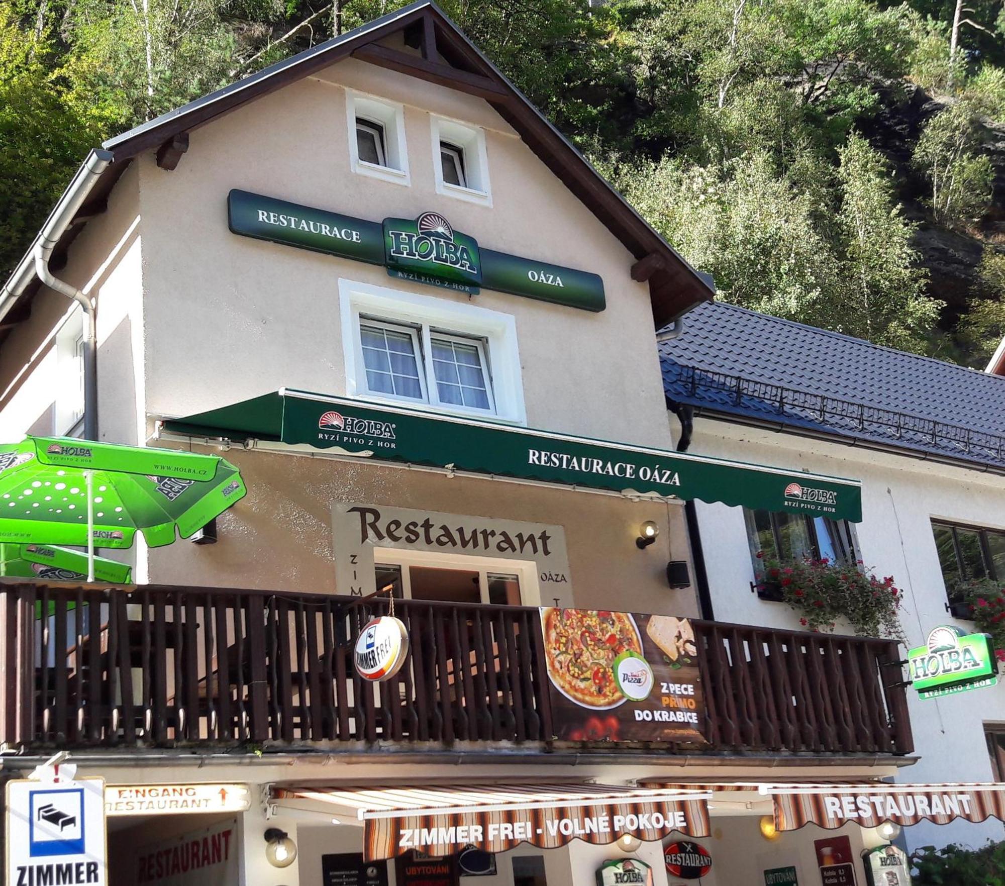 Restaurace a Penzion Oáza Hřensko Exteriér fotografie